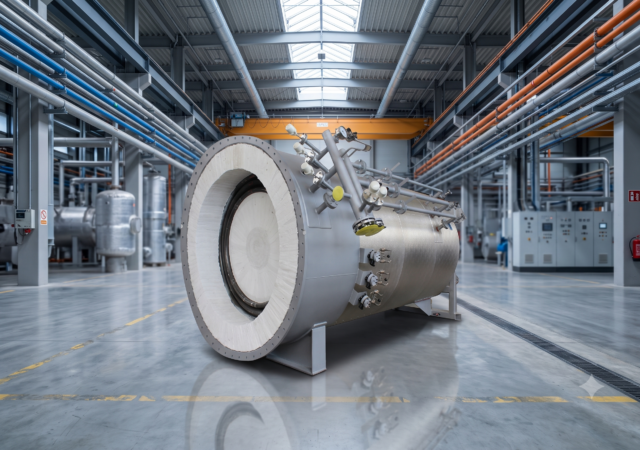 Waste Heat Thermal Fluid Heating System installed in an industrial plant